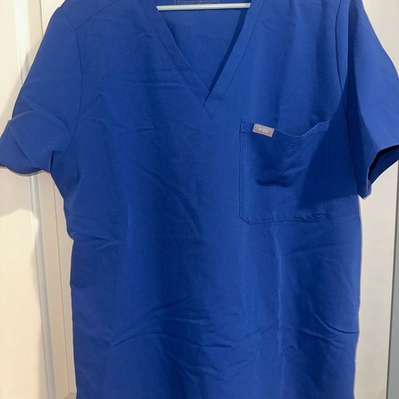 Royal Blue Figs Scrub Set - Picture 3 of 3